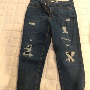 Old Navy dark jeans size 8